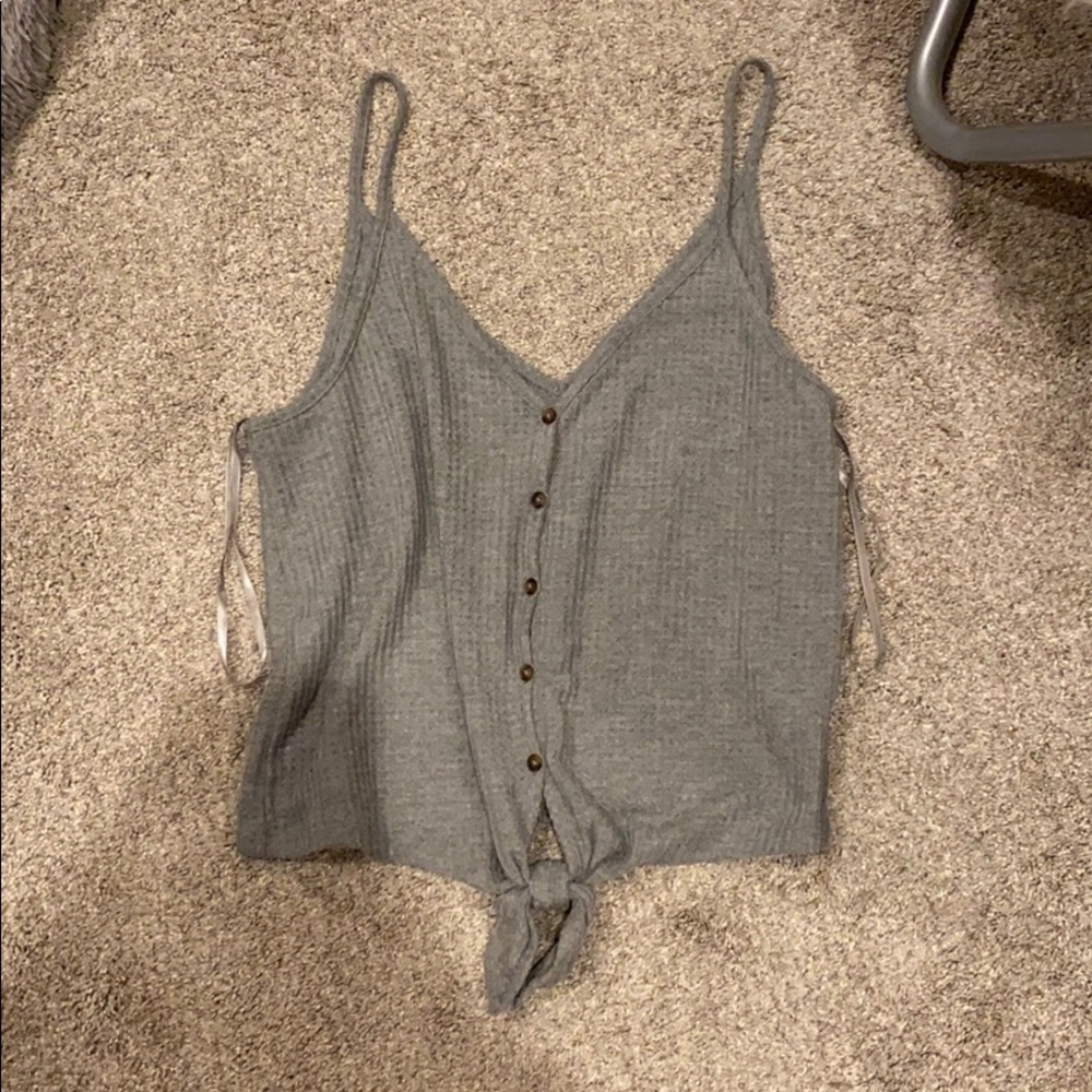 Selling super cute grey tank top